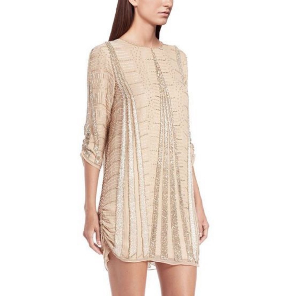 Parker Art Deco Beaded Dress